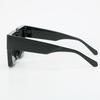Retro Vintage Black Square Women Sunglasses Luxury Large Frame Gradient Glasses Fashion Cat Eye Oversized