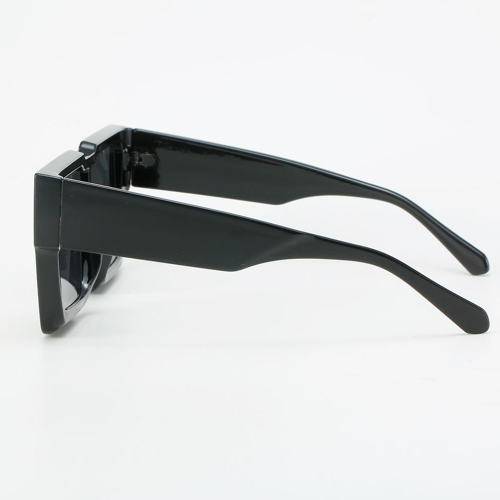 Retro Vintage Black Square Women Sunglasses Luxury Large Frame Gradient Glasses Fashion Cat Eye Oversized