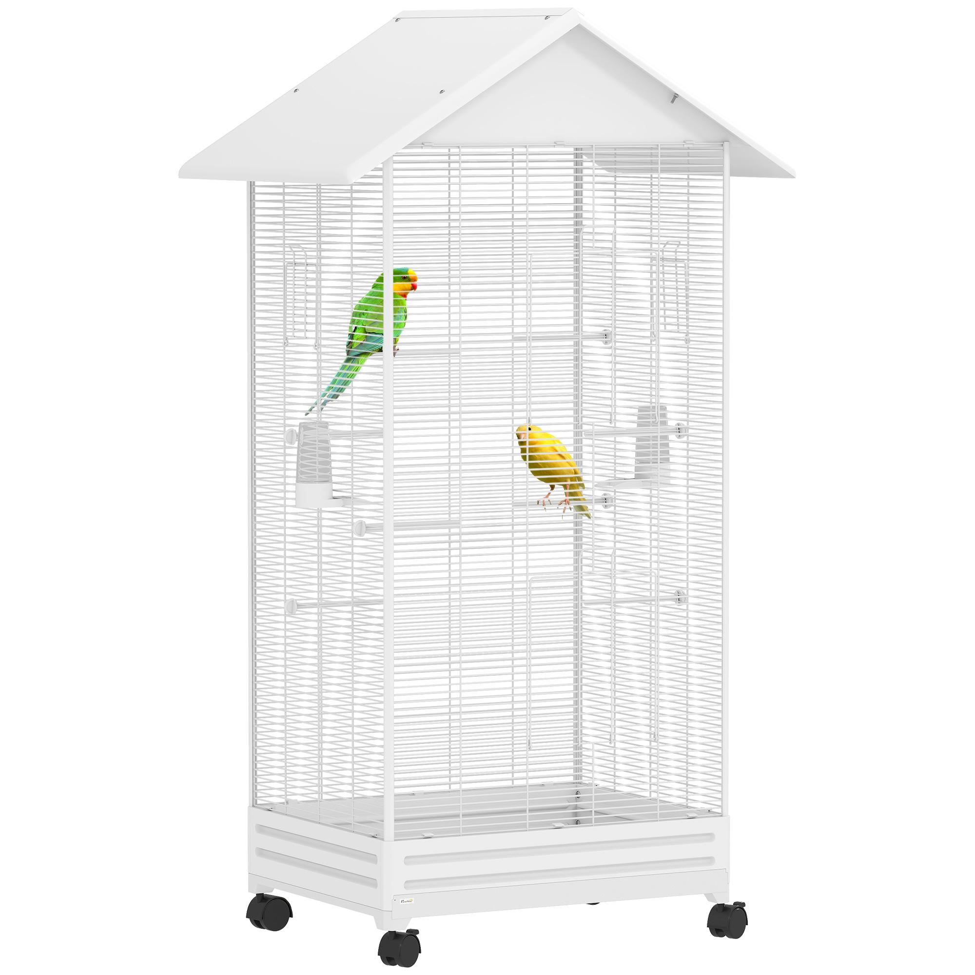 Bird cage on stand indoor aviary