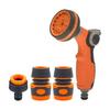 Hose Water Sprayer Adjustable Car Washer 8 Sprayer Pattern Sprayer Portable High Pressure Sprinkler Nozzle Garden Water