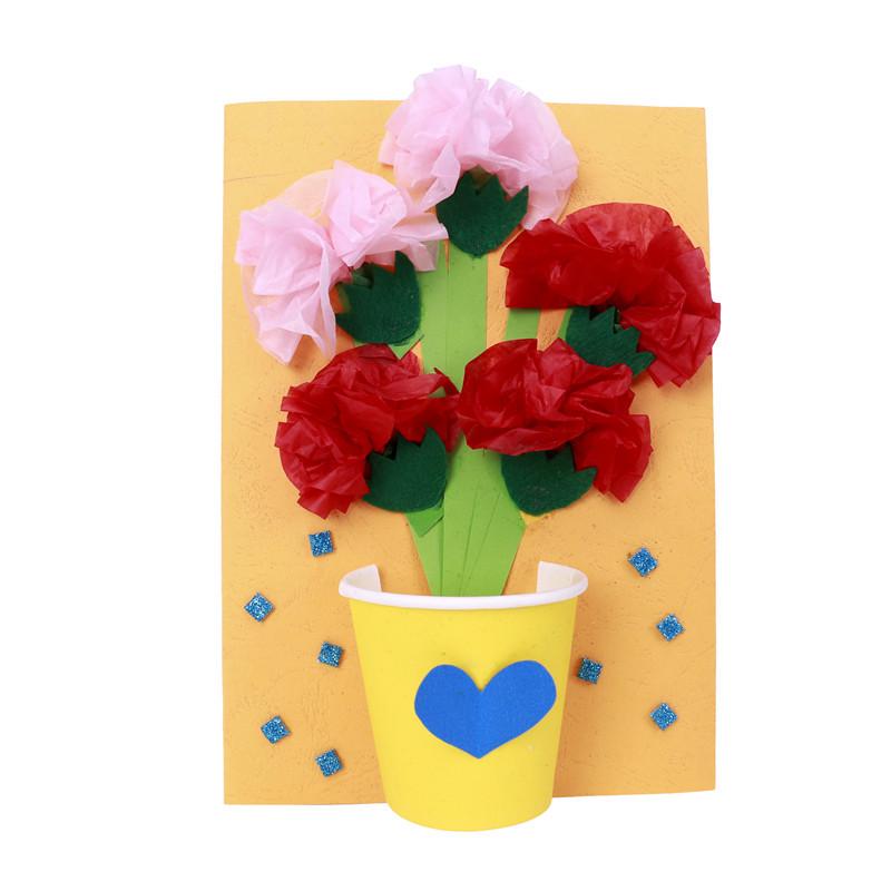 Handmade 3D Thank You Card Kit for Teacher s Day - DIY Materials for Kindergarten