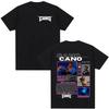 Rap Singer Cano Triana Tour Merch Tshirt for Men  Women Fashionable Hiphop Comfortable Casual Short Sleeved Cotton Tshirt