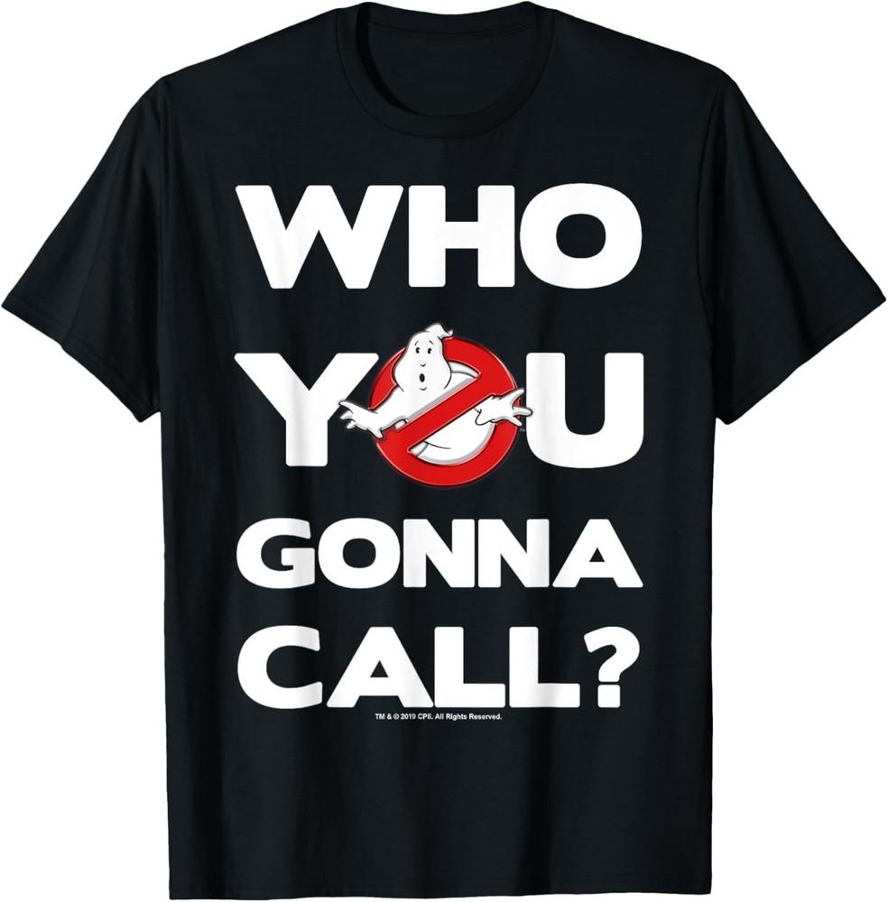 

Ghostbusters Who You Gonna Call Logo T-Shirt 4XL
