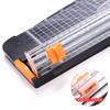 A3/4 Paper Cutter 12 Inch Titanium Paper Trimmer Scrapbooking Tool with Automatic Security Safeguard and Side Ruler Paper Cutter