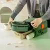 1PCS Portable Large Insulated Lunch Bag Reusable Aluminum Foil Thermal Food Tote For Office Meal Box Carrier Cooler Bag