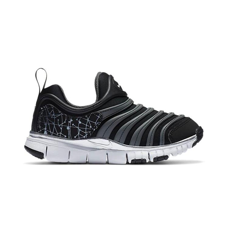 Nike Dynamo Free Patchwork Low top Sports Casual Shoes Black Gray Children Aged 3 7 Years Old DC3272-001