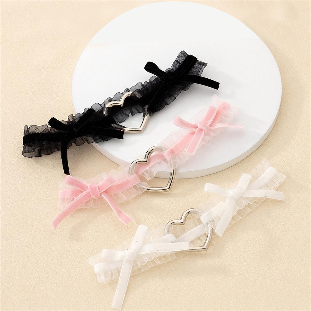 Lolita dantelă jartiere centură punk cruce inimă fundă picior inel gotic elastic clopot coapsă choker lanț femei lenjerie cosplay ham