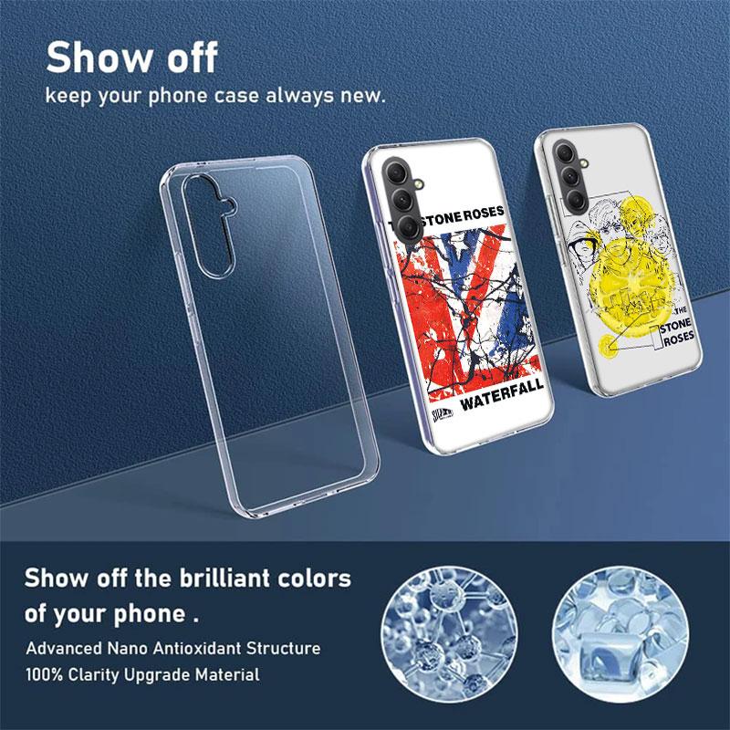 The Stone-R-Roses Phone Case for Samsung A17 A37 A57 A07 A16 A26 A36 A56 A06 A02S A12 A22 A32 A52S A04S A14 A24 A34 A54 A03 A13