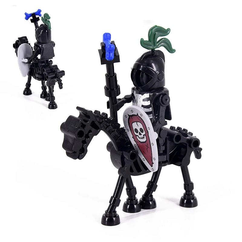 Mittelalterlicher Ritter Antiker Soldat Minifigur Montage Bausteine