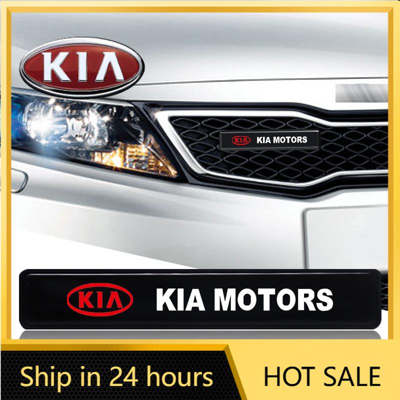 2026 Hot Car Sticker 1Pcs Car Front Hood Grille Emblem Badge Decorative LED Light For KIA Rio Ceed Sportage Cerato Soul Sorento