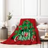 Weihnachten Kreative Überwurfdecke Flanelldruckdecke Superweich Kuschelig Sofadecke Nickerchen-Decke Wohndecke Perfektes Wohngeschenk für Sie