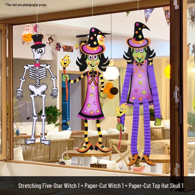 Halloween Hanging Decorations for Kindergartens, Malls, Stores, and Indoor Displays