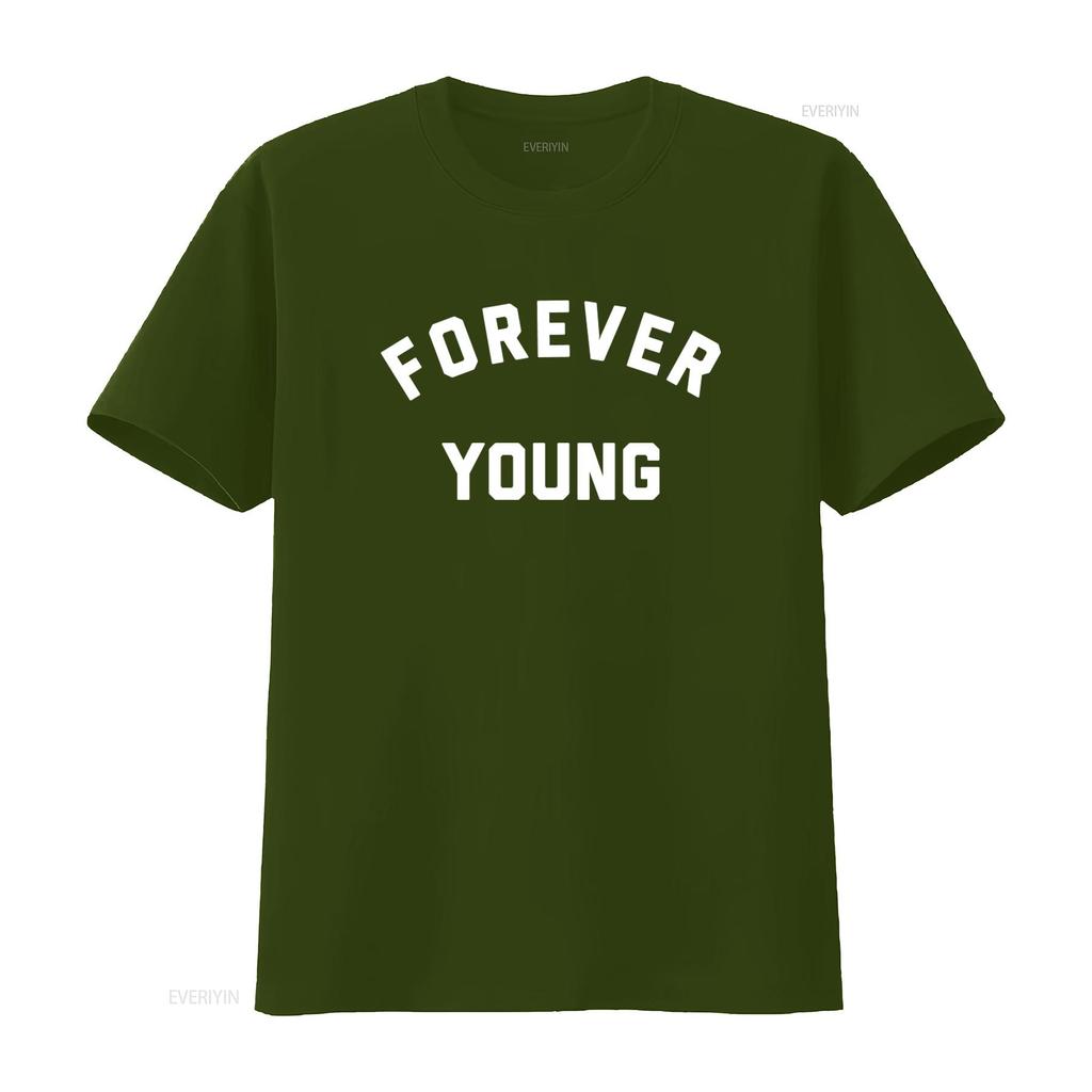 Forever Young Classic Rock Inspired T Shirt Retro 70s Culture Bob Dylan The Band Songs Life Youth Kids America vintage Washed