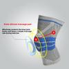 Knitted spring knee pads, basketball, soccer, running, fitness, mountaineering, spandex, silicone knee pads