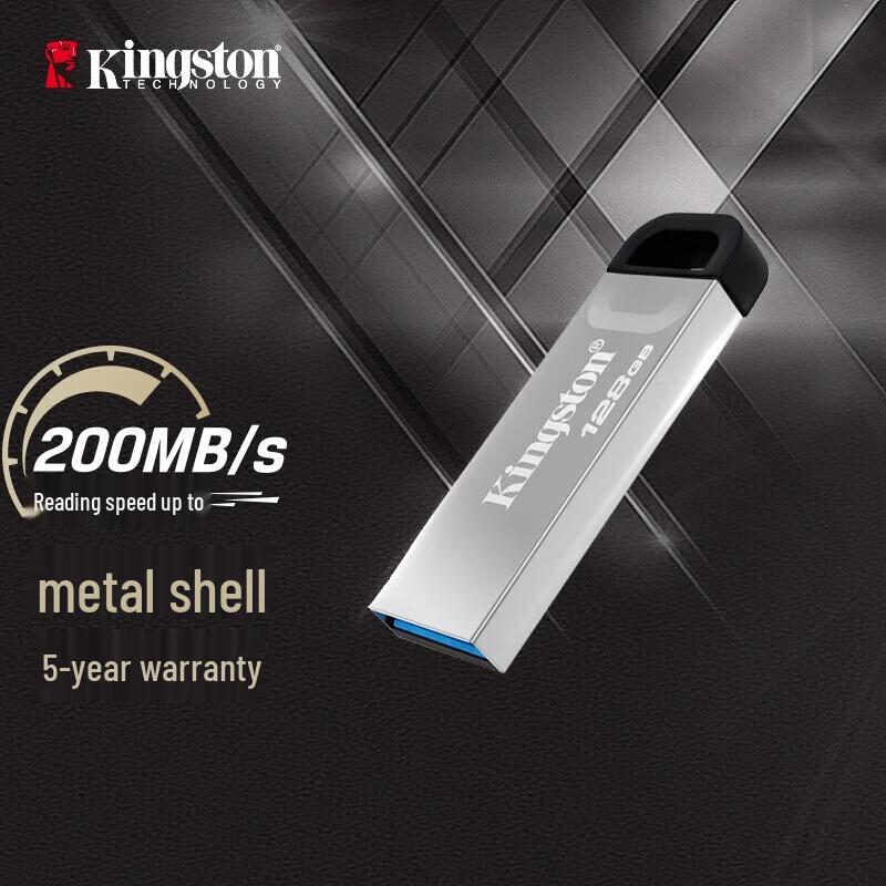 Kingston DataTraveler DTKN 128GB USB 3.2 Gen 1 Flash Drive
