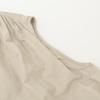 DANTON DT-B0347 Beige Cotton Linen Slave Sleeveless Dress dress 36 beigeUsed