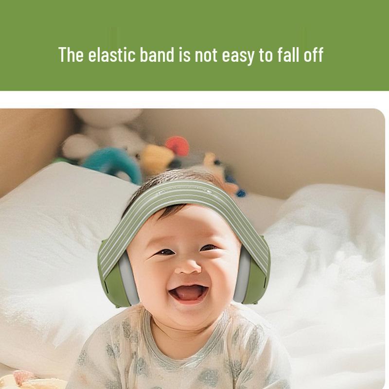 Children's Noise-Cancelling Ear Muffs: Soundproof & Warm Sleep Headband for Newborns 2-in-1 Noise Protection.