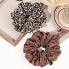 Leopard Print Hair Scrunchies Soft Fabric Scrunchy Bobbles Elastic Hair Bands Ties Hair Accessories for Women Girls