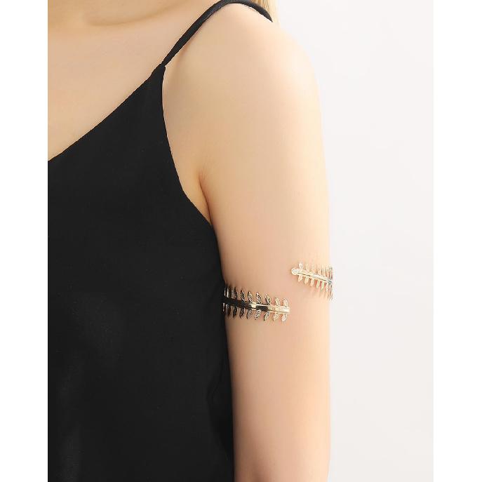 4-6 Adjustable Arm Band Set with Cuff Bracelets for Women