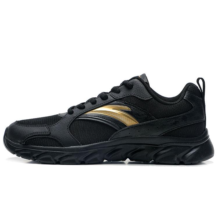 

Anta Mesh Slip Resistant, Abrasion Resistant, Breathable Low top Running Shoes Men s Black Gray Gold 912225571-6 41