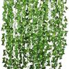 Artificial Green Ivy Leaf Rattan Creeper Leaves Vine Hanging Garland DIY Fake Flowers Plants for Garden Wedding Party Home Decor 5