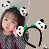 Zoo Hair Clip Panda Headband Cute Cartoon Hair Band Creative Plush Doll Hair Hoop  Outdoor