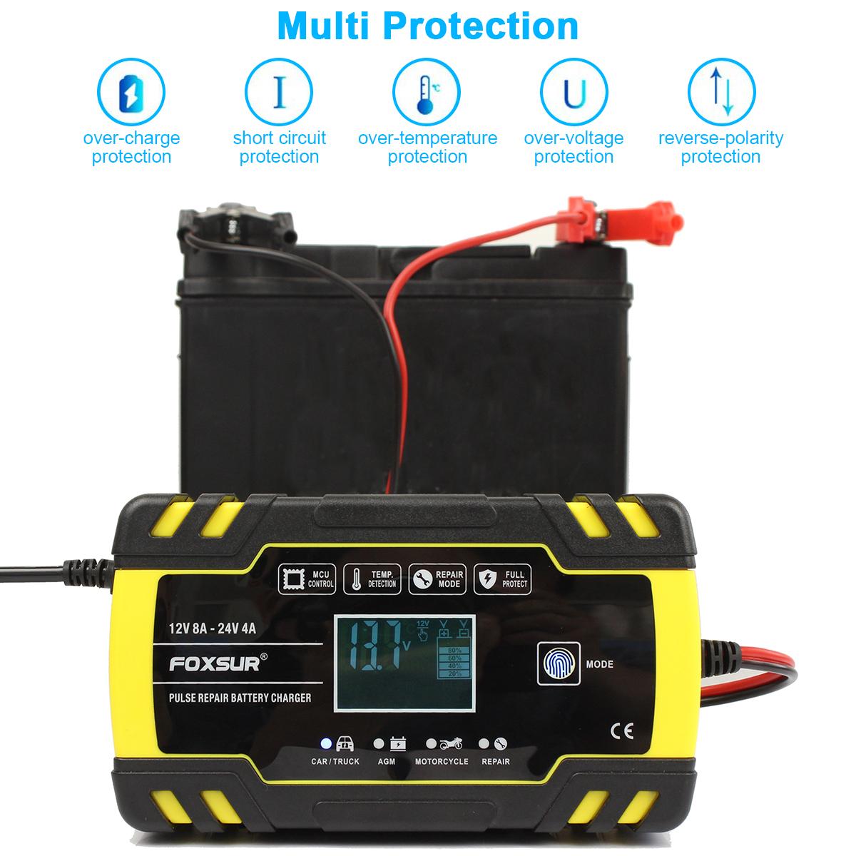 Автомобильное зарядное устройство 12 В/24 В 6-150 Ач — фото 7