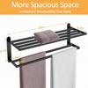 Aluminum Towel Rack Bathroom Towel Rack Rust Resistant