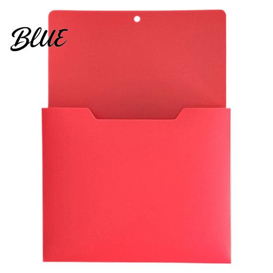 Project Management Folders Wall Mounted File Pocket Organizer 1.18 Inch Deep Compartment A4 Plastic Paper Storage Hanging Document Holder for Office