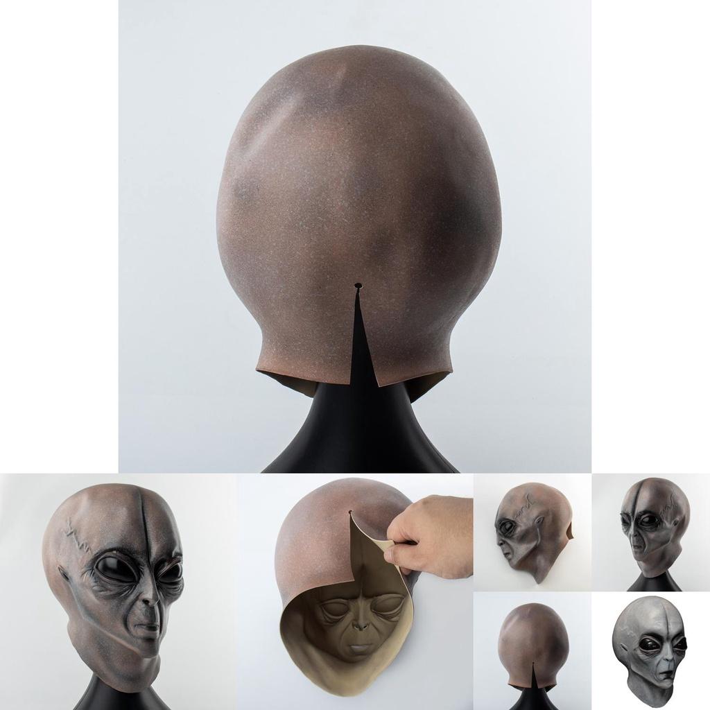 Neue 2021 Alien Latex Kopfbedeckung Halloween Horror Requisite