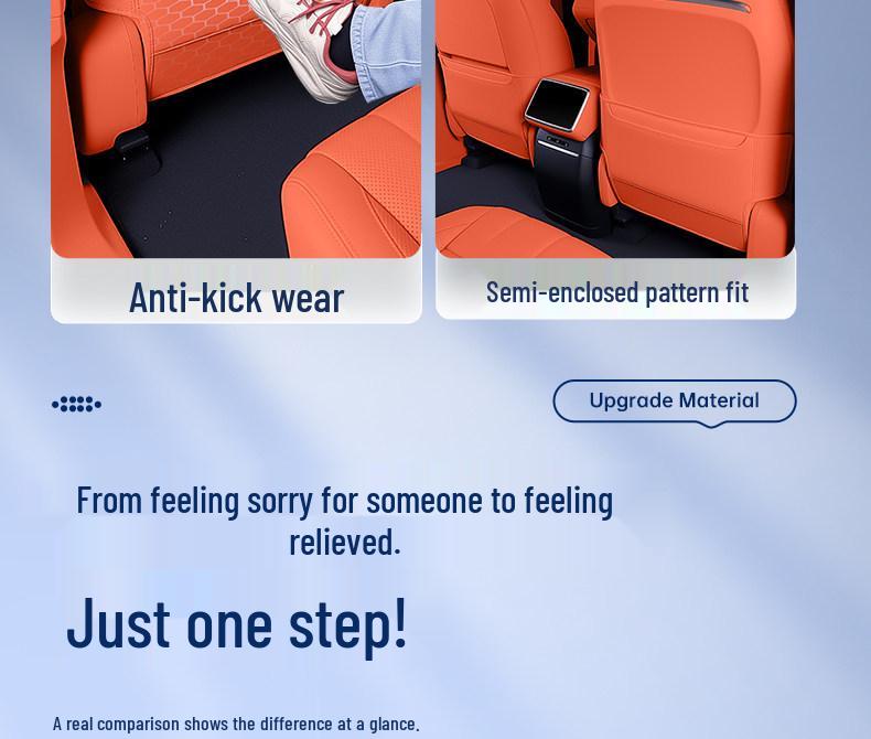 Lynk & Co 10EM-P Rear Seat Kick Mats - Car Interior Protector & Accessory