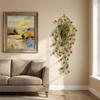 Ornament Simulationspflanze Ranke Rot Orange Frucht Hängende Girlande Hohe Qualität Pflanzenwand Geschenk