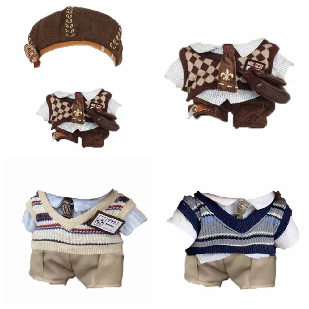 Postman Cotton Doll Clothes Uniform No Attribute Doll Clothes Plush Doll Clothes  20cm Cotton Doll