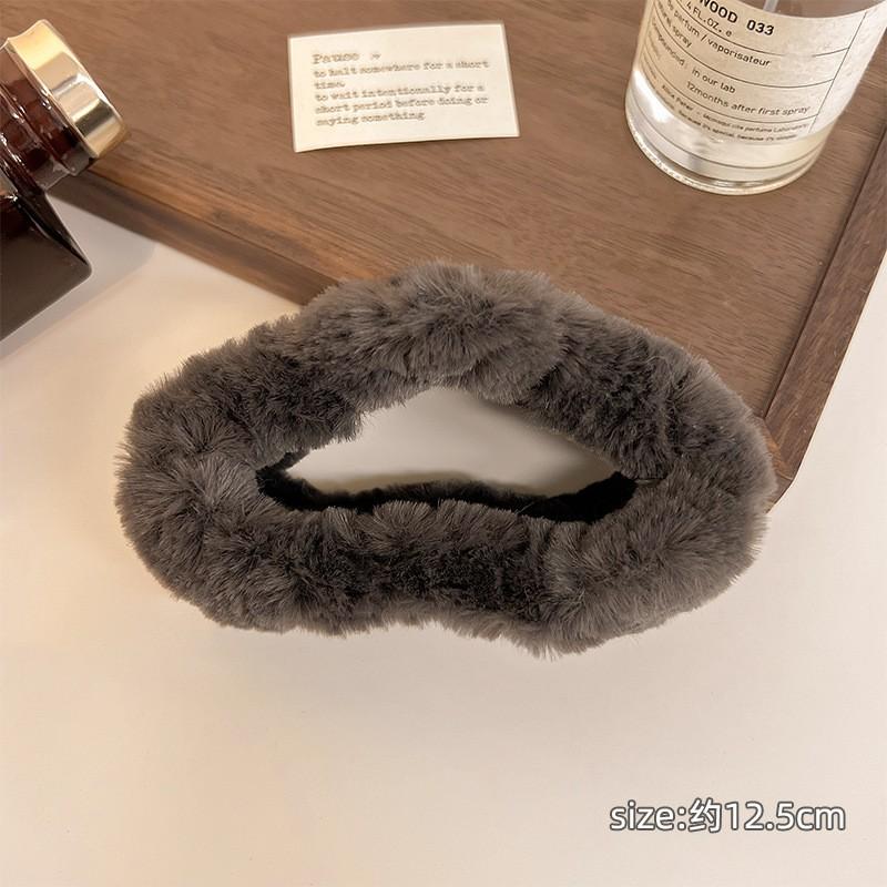 

Плюшевые крабы-заколки для волос из искусственного кроличьего меха, большие, для женщин и девочек, облачные, для хвостика, зажимы-крабы, заколки-бабочки, аксессуары для волос, зимние