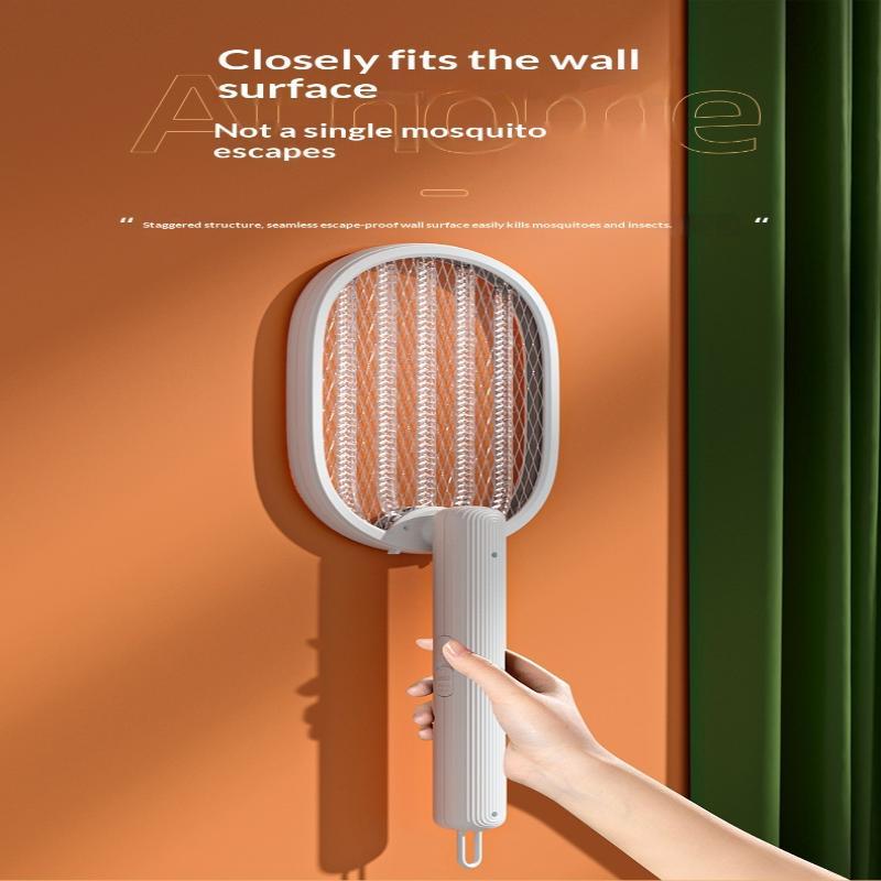 Foldable Electric Mosquito Killer Fly Swatter Trap Usb Rechargeable Mosquito Light Insect Killer With Uv Light