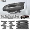 Cars Accessories Door Bowl Handle Cover For Nissan Navara NP300 Pickup Truck 2016- Car Decoration Styling Upgrade