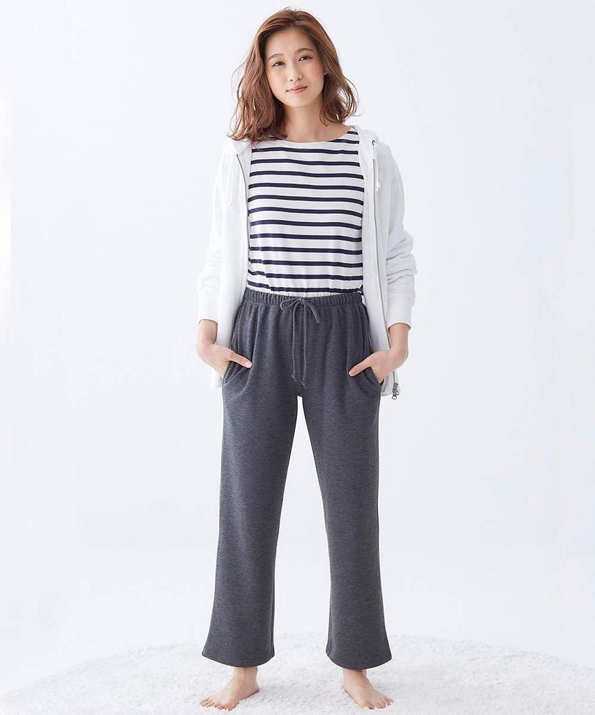 Nissen Lounge Black Size M Pajama/Loungewear Bottoms, Fall/Winter, Fluffy-Lined Pants, 2-Piece Set, + Charcoal,