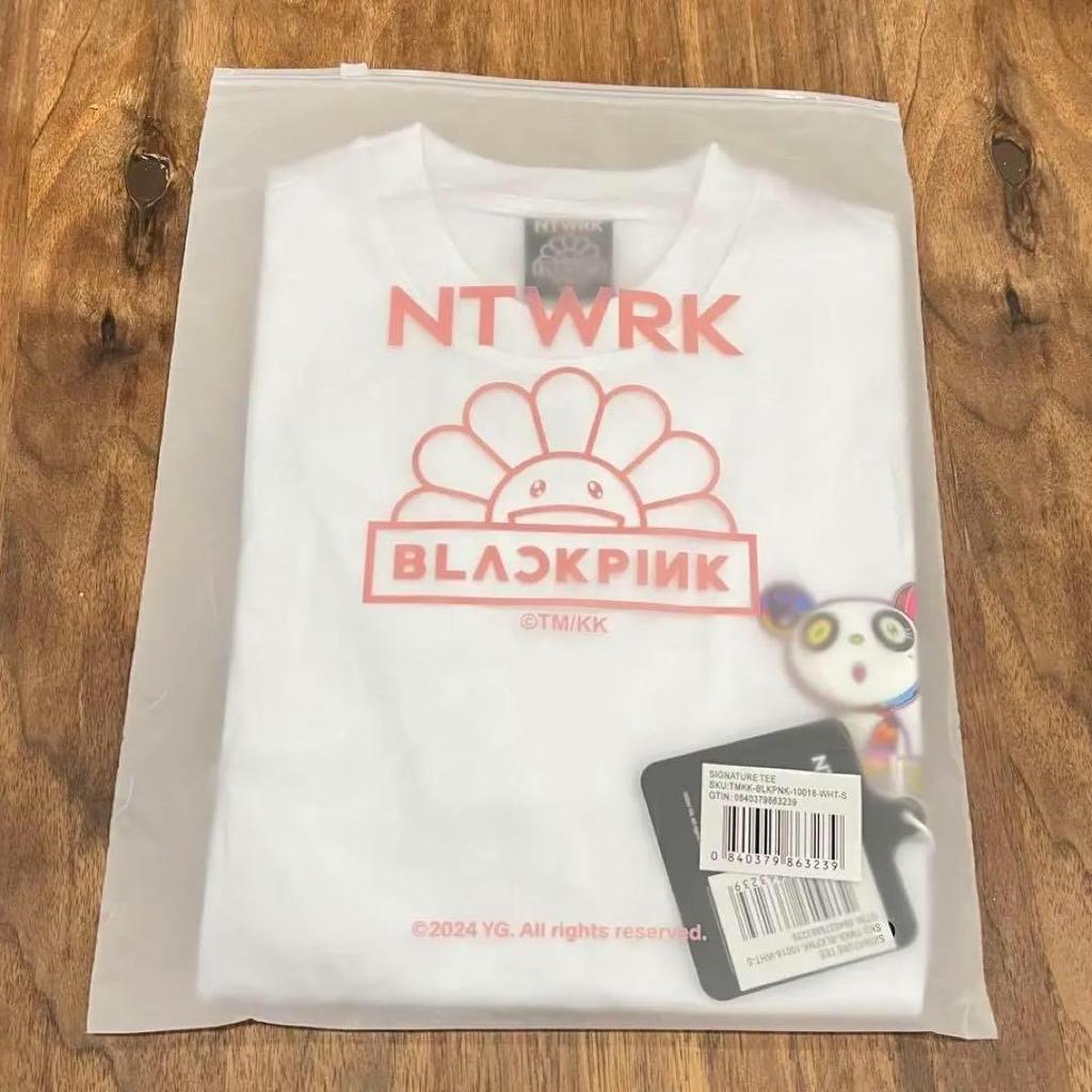 [USED] BLACKPINK Takashi Murakami T-shirt White L Size