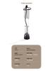 Dual-Rod Vertical Garment Steamer with Ironing Board, Large Steam Output, and Spacious Water Tank for Home Use
