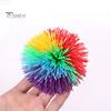 1/2/10/15 Stück Silikon-Affen-Stringy-Ball, Angstlinderung, bunter sensorischer Ball, tragbarer Regenbogen-Zappelball, Hüpfball, Stressball für Partys