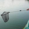 Aluminum Alloy Net Telescopic Three Section Net Triangular Net Head Raft Fishing Fishing Fishing Net Bag Telescopic Folding