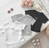 Girls' Slim-Fit Cotton T-Shirt with Embroidered Bow - Princess Style Korean Fashion Top