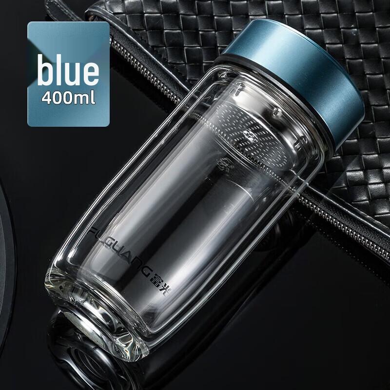 FUGUANG Double-Wall Glass Tea Tumbler