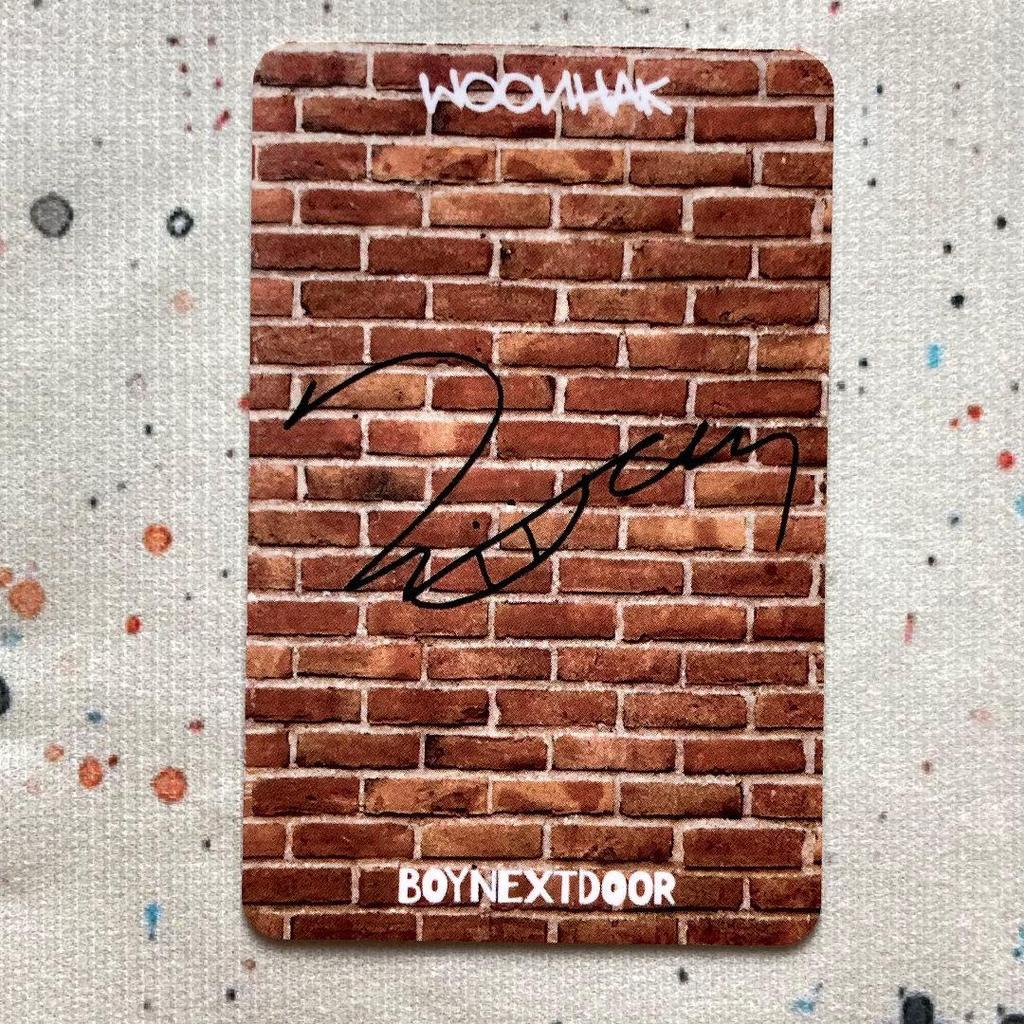 [USED] Unaku BOYNEXTDOOR WHY Weverse Trading Card