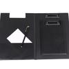 1Pcs Black A4 A5 Clipboard PU Leather Writing Pad Durable Conference File Folder  Office Supply