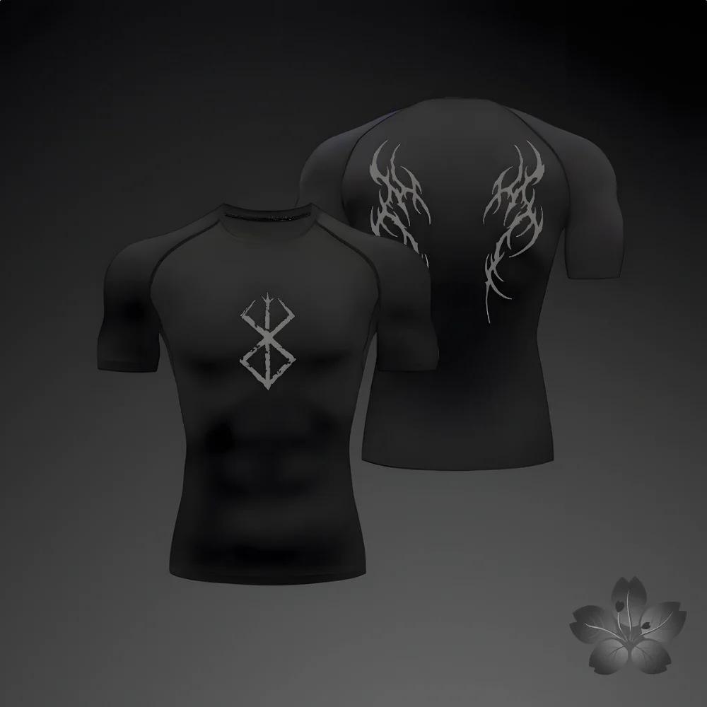 2024PRO Men's Fitness Quick-Dry Bodybuilding T-Shirt - Breathable, Tight Abdomen Shaping, Short Sleeve.
