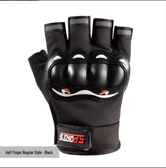 Breathable Non-Slip Summer Half-Finger Cycling & Motorcycle Gloves