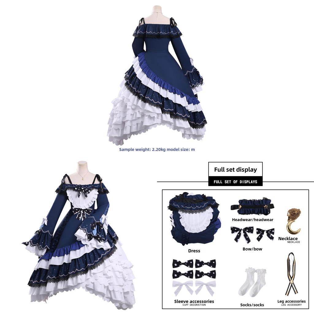Cosplay Costume For Anime Game Role Play With Printed Pattern For Fans