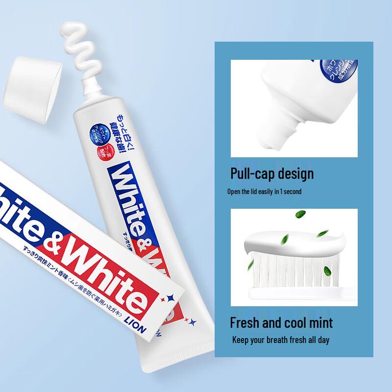 Lion White Whitening Toothpaste 150g 3-Pack
