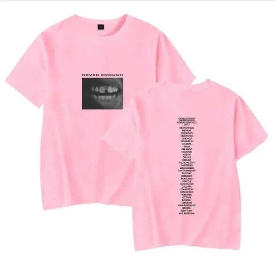 2024 Daniel Caesar Never Enough T Shirt Women Men Summer Fashion O-neck Short Sleeve Cotton Funny Tshirt Graphic Tees Streetwear